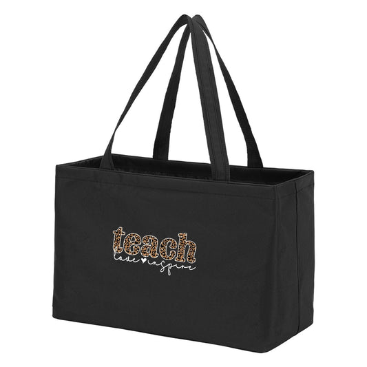 Teach, Love, Inspire Black Ultimate Tote