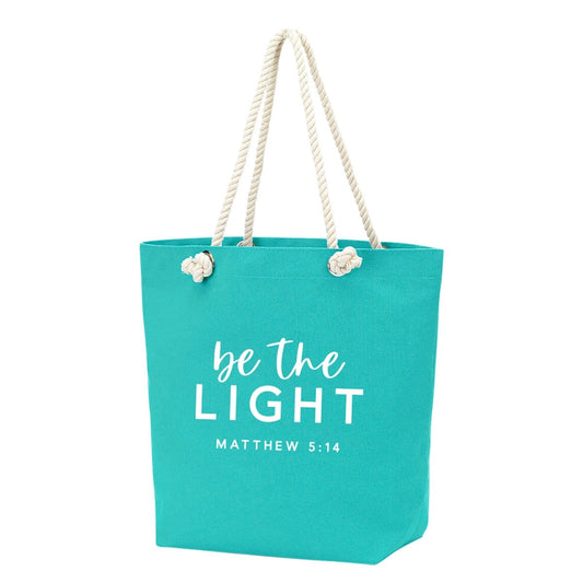 Be The Light Rope Tote