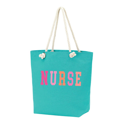 Nurse Mint Rope Tote