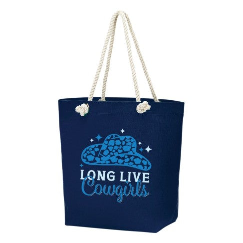 Long Live Cowgirls Rope Tote