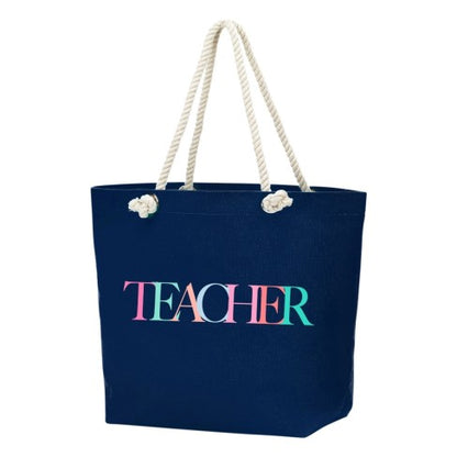 Teacher Rope Tote