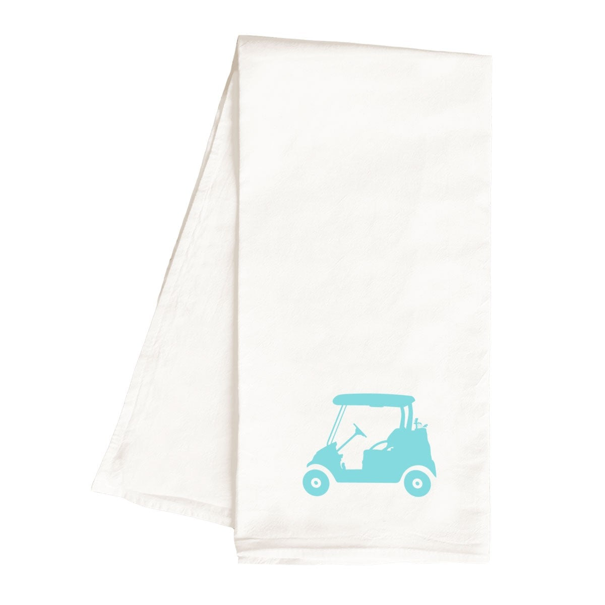 Light Aqua Golf Cart Hand Towel