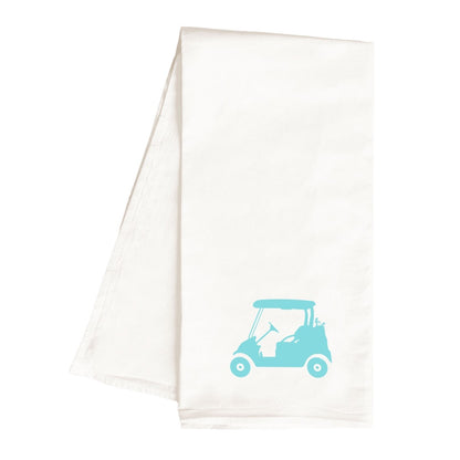 Light Aqua Golf Cart Hand Towel