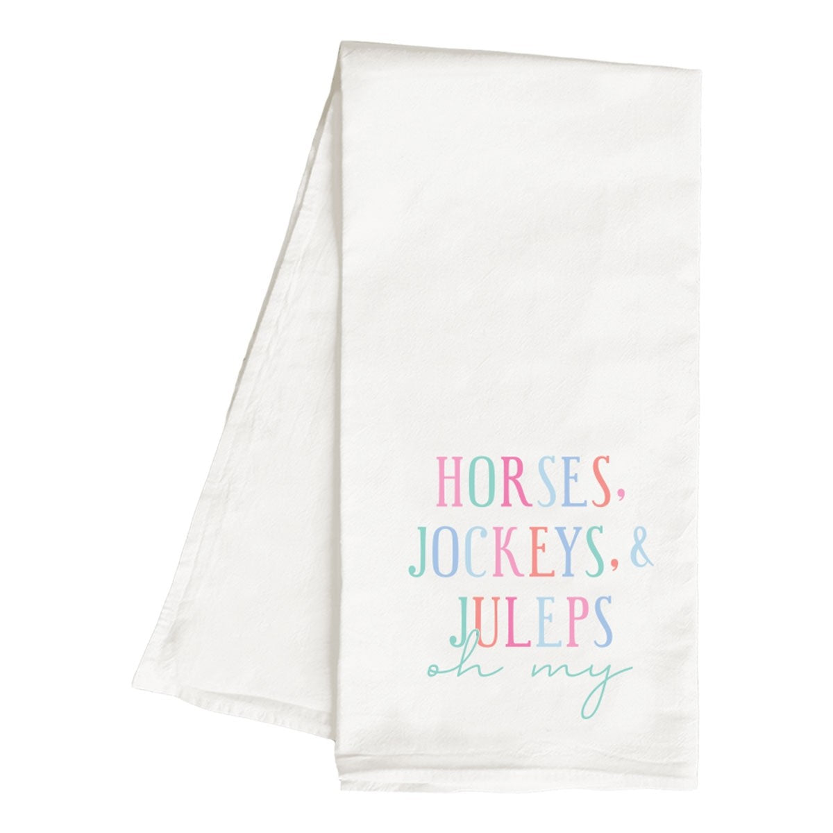 Horses, Jockeys & Juleps Hand Towel