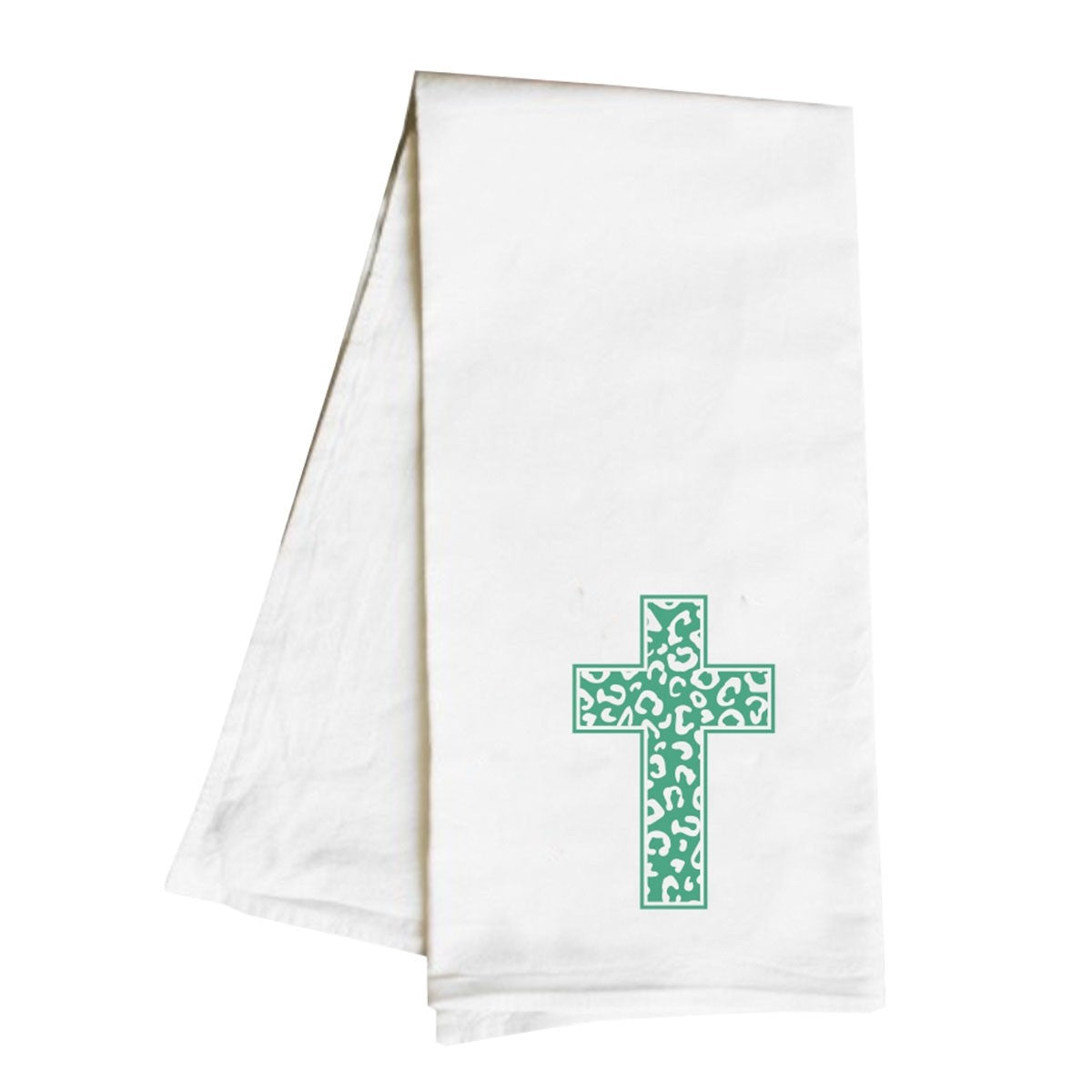 Leopard Cross Hand Towel