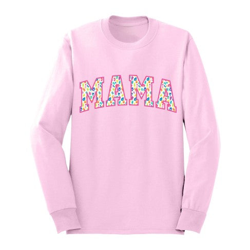 Fun Leopard Mama Long Sleeve Shirt