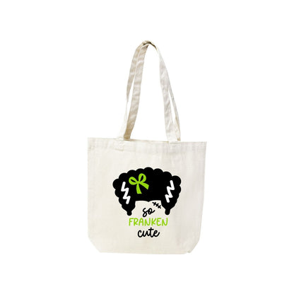 So Franken Cute Girl Small Canvas Tote