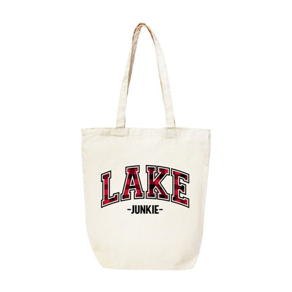 Buffalo Check Lake Junkie Canvas Tote