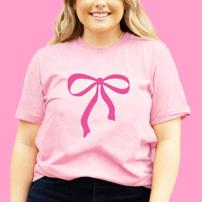 Hot Pink Bow T-Shirt