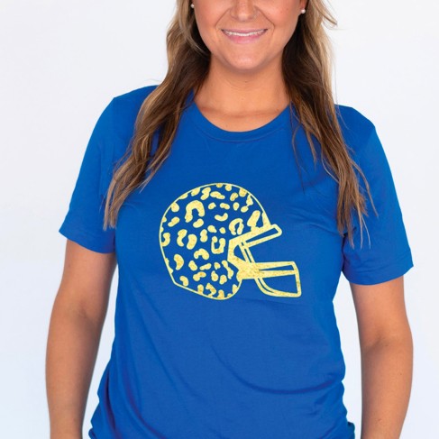 Gold Leopard Helmet T-Shirt