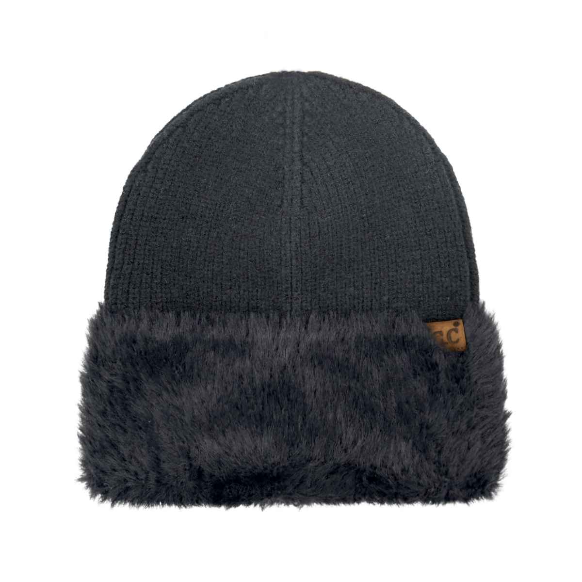 Faux Fur Cuff Beanie