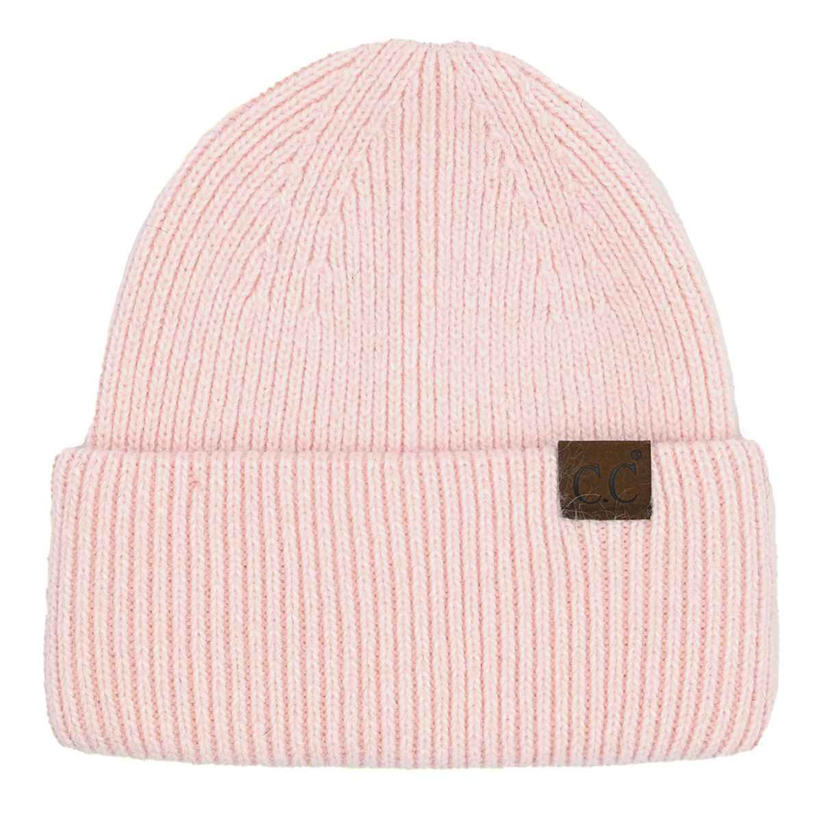 Monica Ribbed Double Cuff Beanie