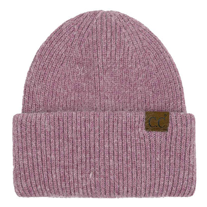 Monica Ribbed Double Cuff Beanie