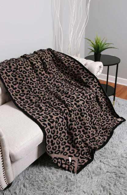 Super Lux Leopard Throw Blanket