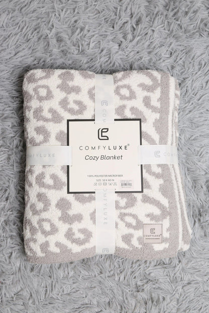 Super Lux Leopard Throw Blanket