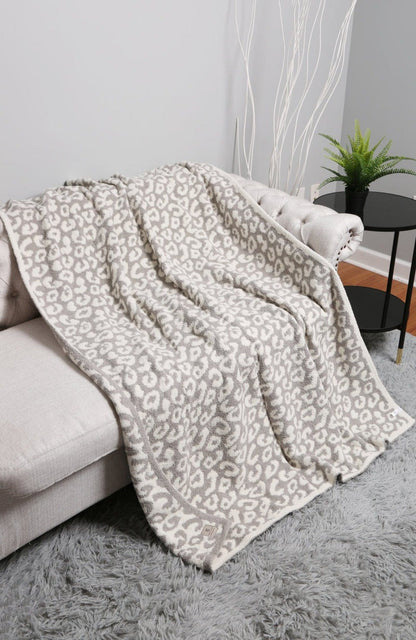 Super Lux Leopard Throw Blanket