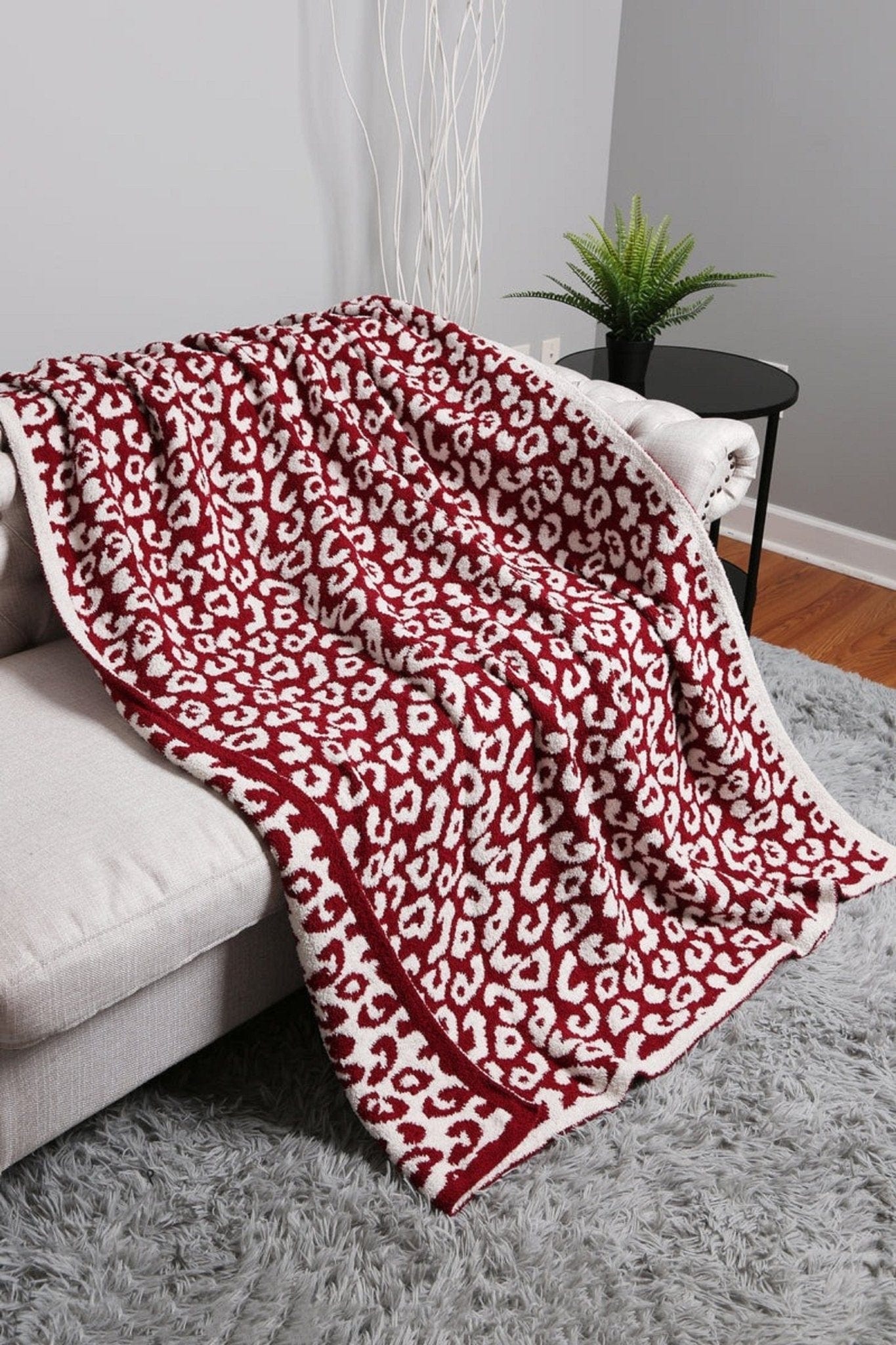 Super Lux Leopard Throw Blanket