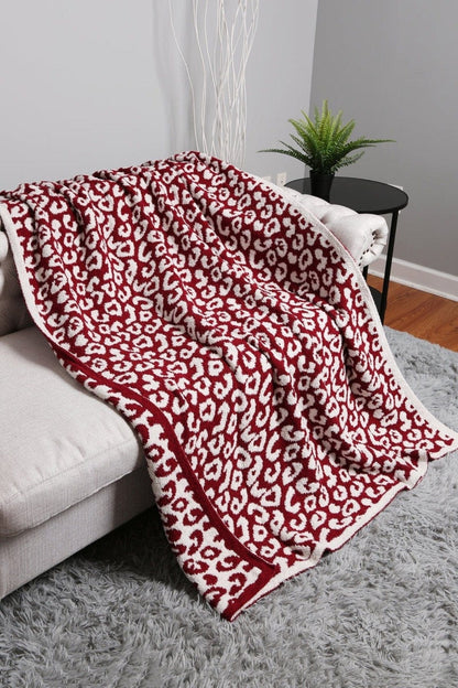 Super Lux Leopard Throw Blanket