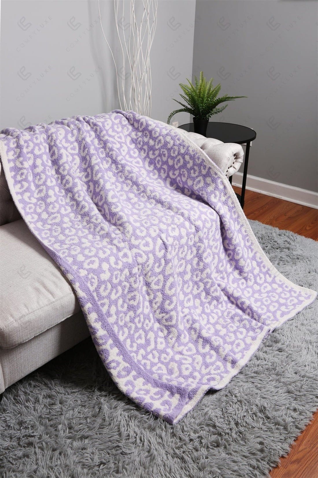 Super Lux Leopard Throw Blanket