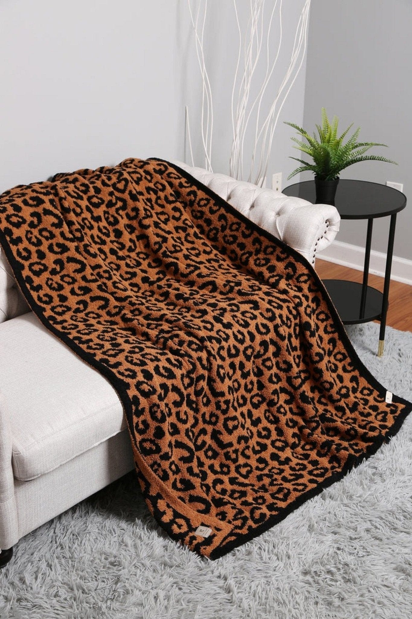 Super Lux Leopard Throw Blanket