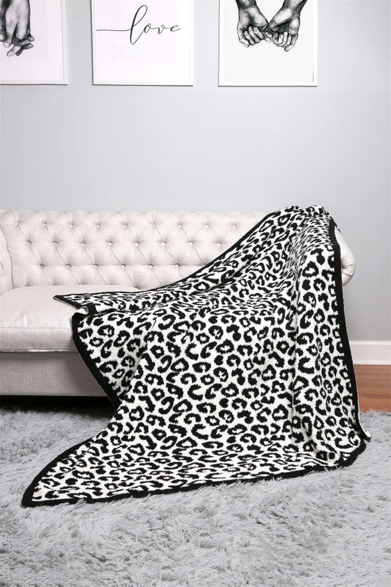 Super Lux Leopard Throw Blanket