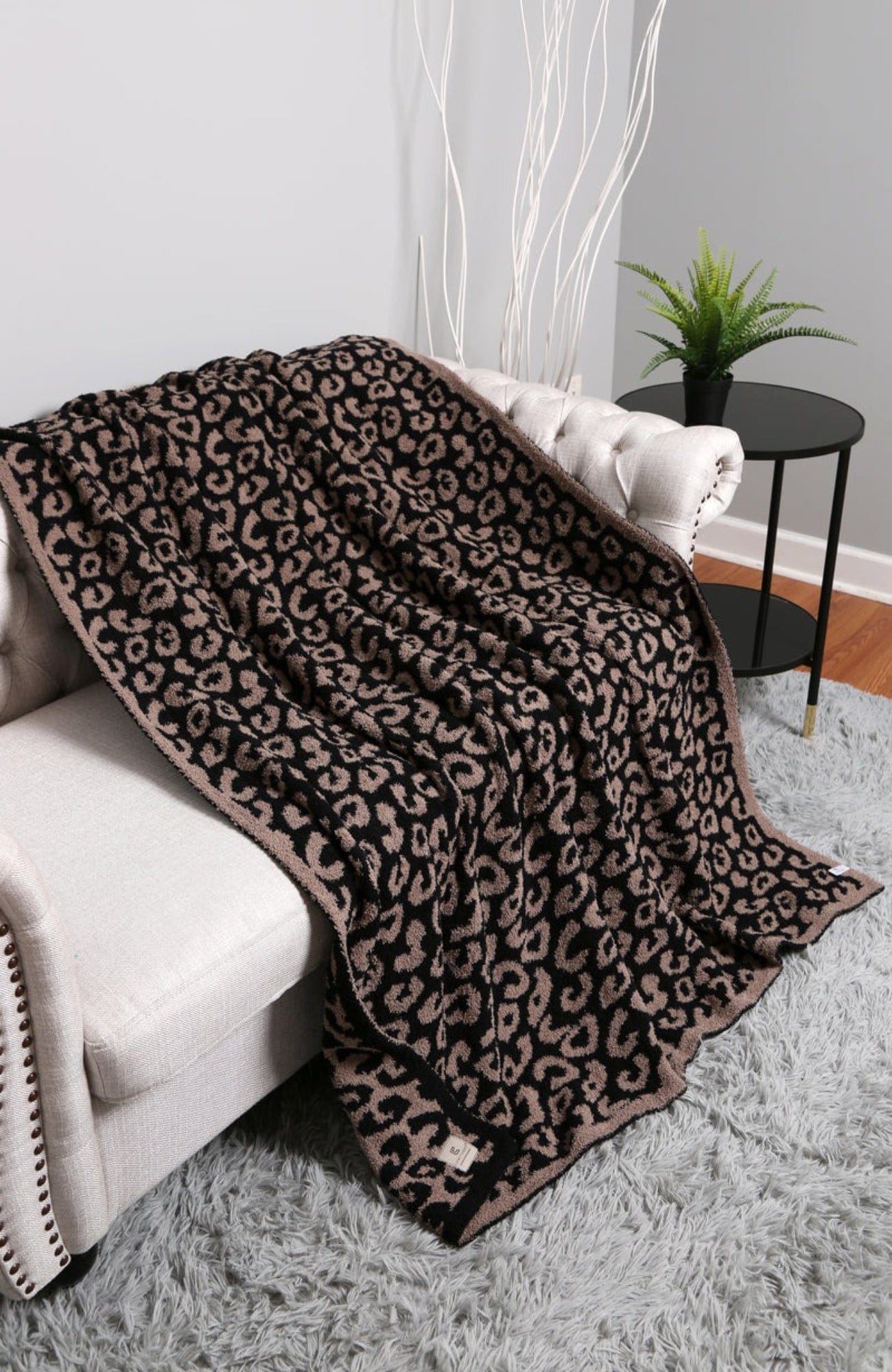 Super Lux Leopard Throw Blanket