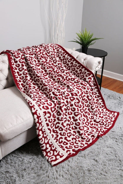 Super Lux Leopard Throw Blanket