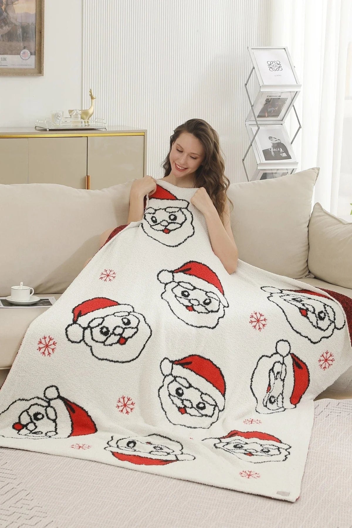 Super Lux Santa Claus Christmas Blanket