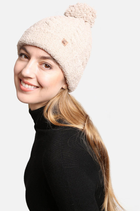 Super Lux Beanie With Pom-Pom