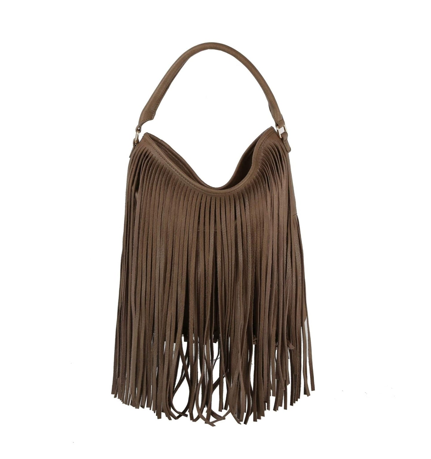 Hana Boho Fringe Hobo Bag