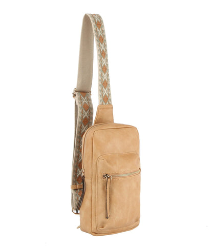 Boho Guitar Strap Sling Bag