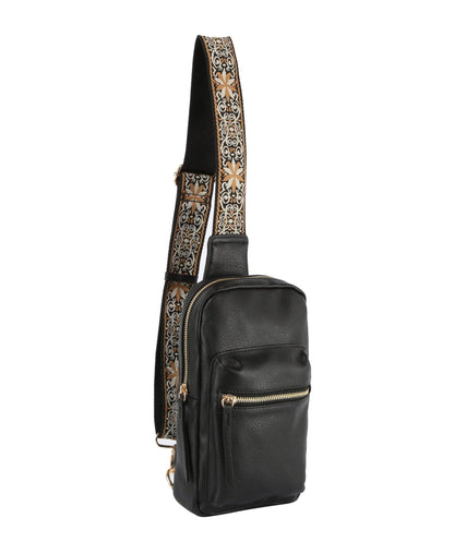 Boho Guitar Strap Sling Bag