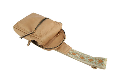 Boho Guitar Strap Sling Bag