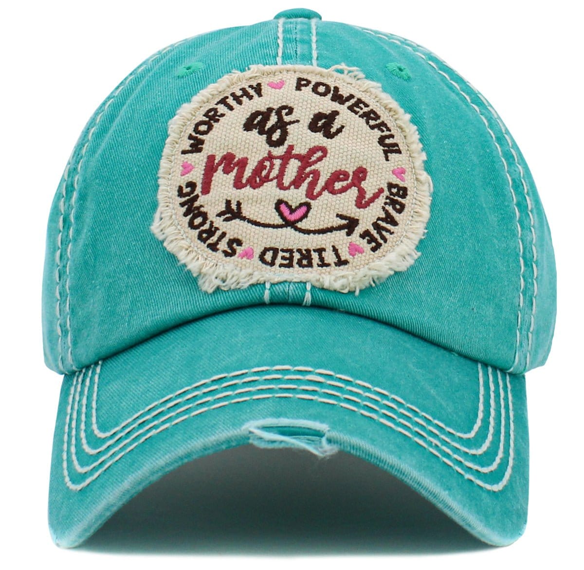 As a Mother' Washed Vintage Ballcap