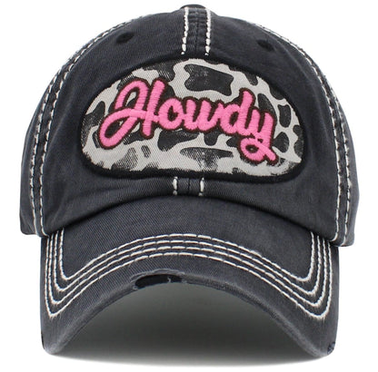 Howdy Washed Vintage Ballcap