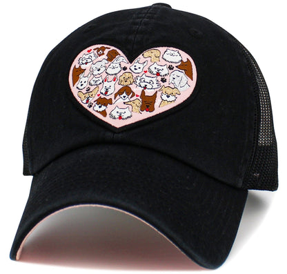 Love Dogs Meshback Ballcap