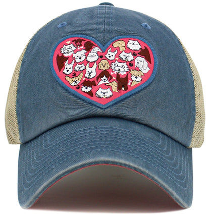 Love Dogs Meshback Ballcap