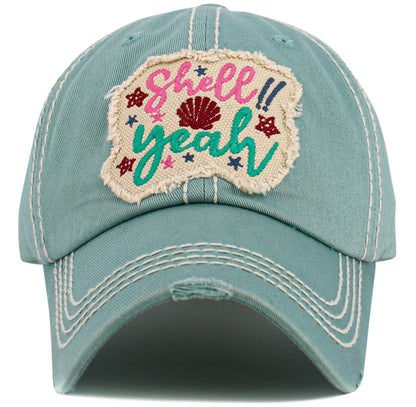 Shell Yeah Vintage Baseball Cap