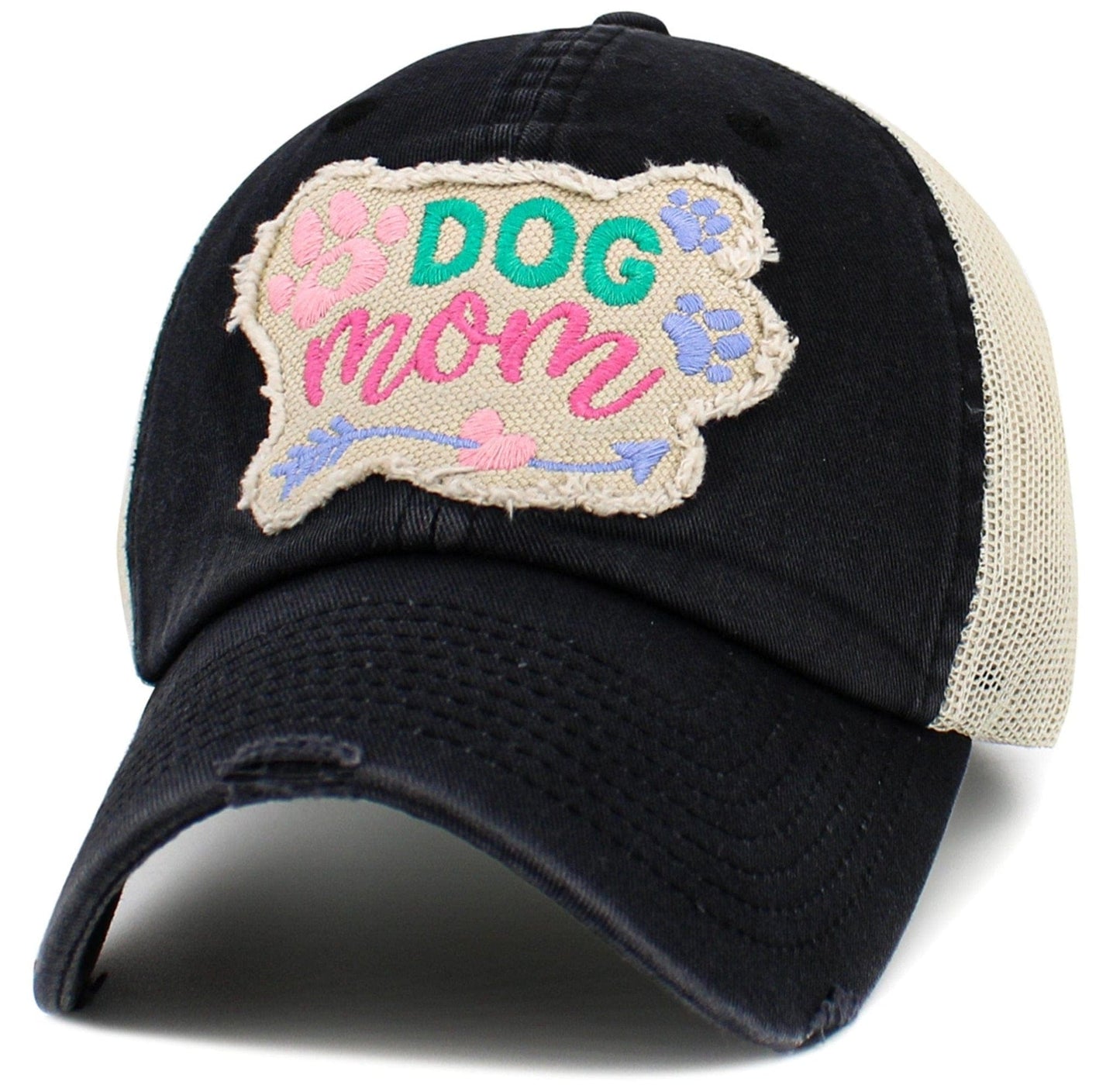 Dog Mom Meshback Baseball Cap