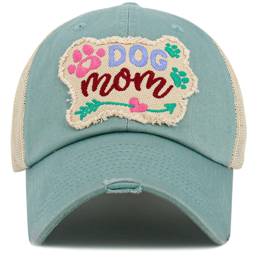 Dog Mom Meshback Baseball Cap