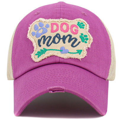 Dog Mom Meshback Baseball Cap