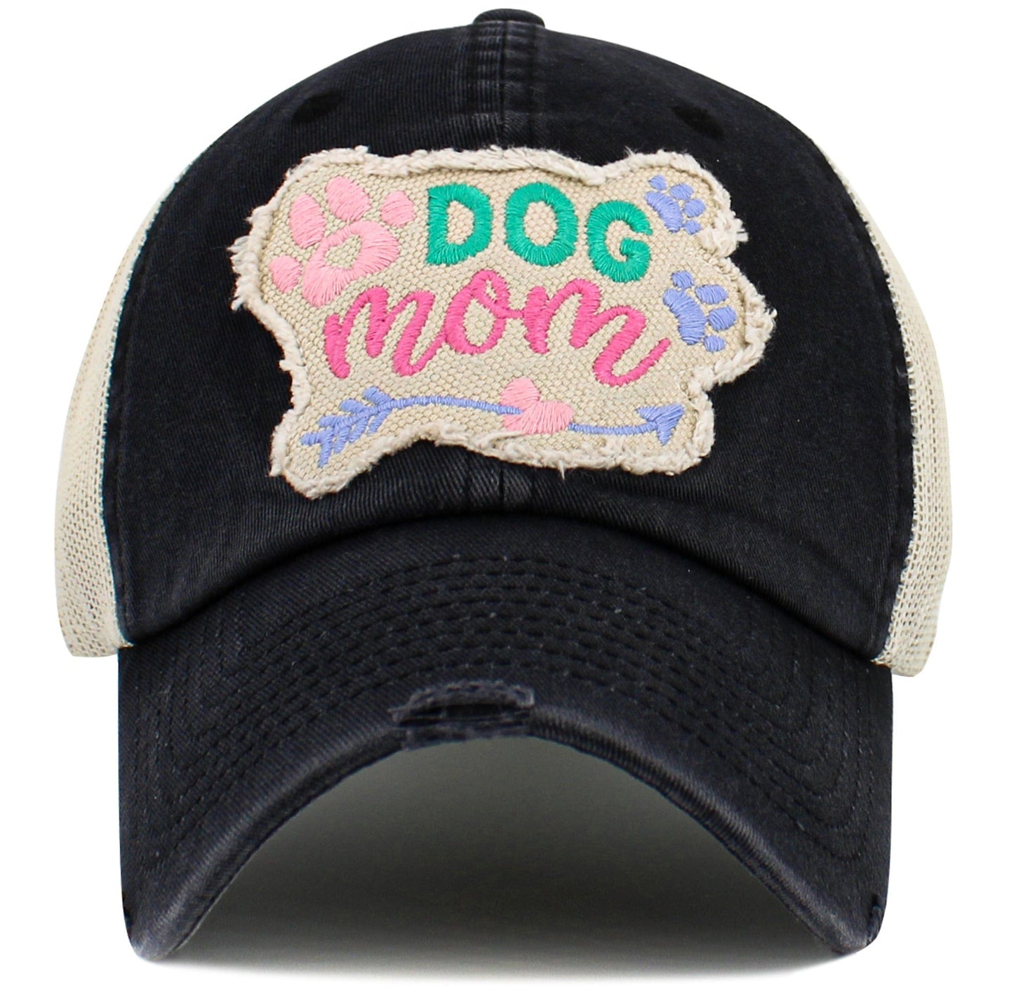 Dog Mom Meshback Baseball Cap