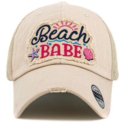 Beach Babe Meshback Baseball Cap