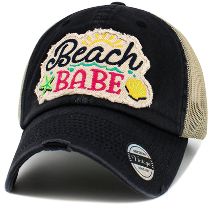 Beach Babe Meshback Baseball Cap