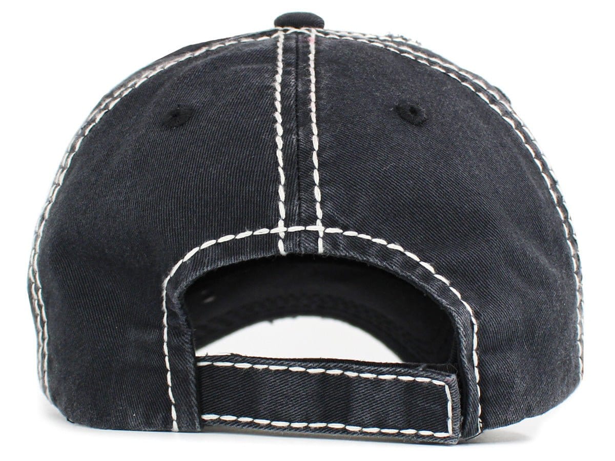 "Campfire Cutie" Vintage Washed Baseball Cap