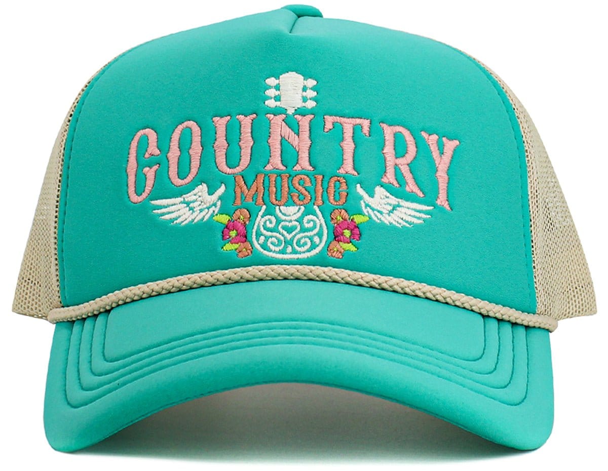 "Country Music" Vintage Washed Baseball Cap