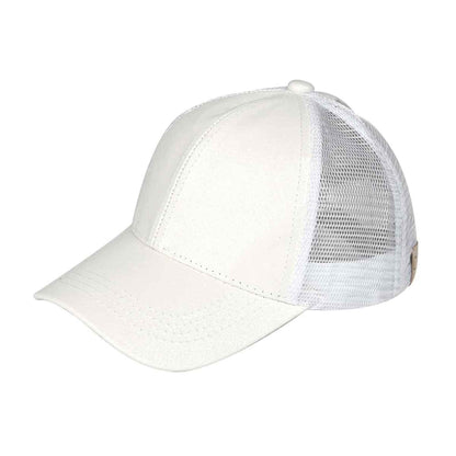 Kids Glitter High Pony Baseball Cap