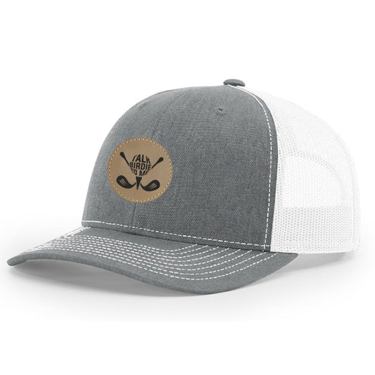 Tan Talk Birdie To Me Patch Grey & White Snapback