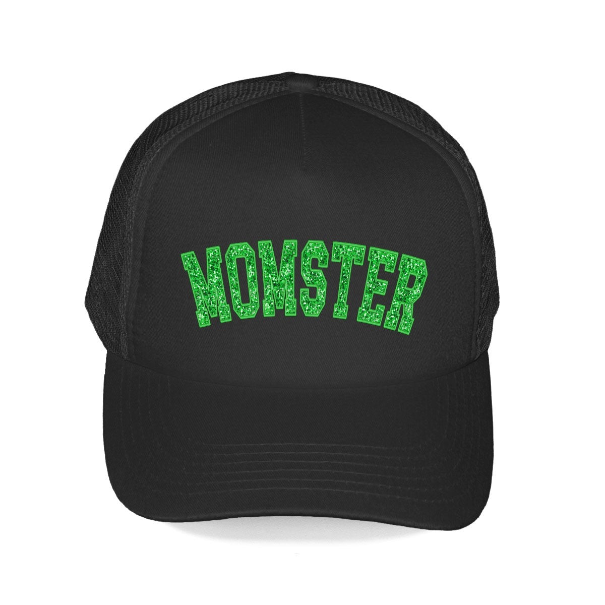 Momster Black Trucker Hat