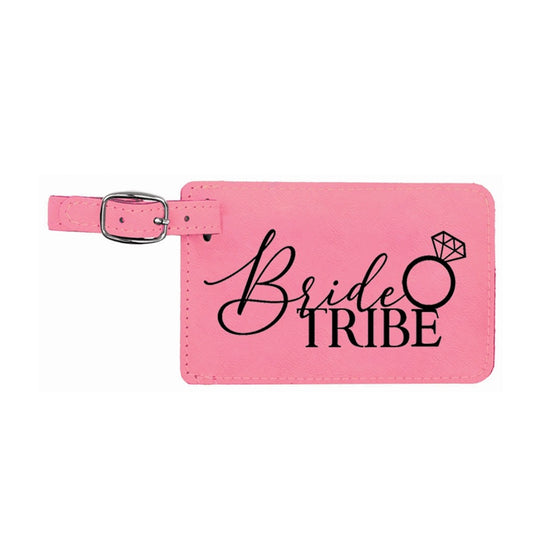 Bride Tribe Pink Luggage Tag